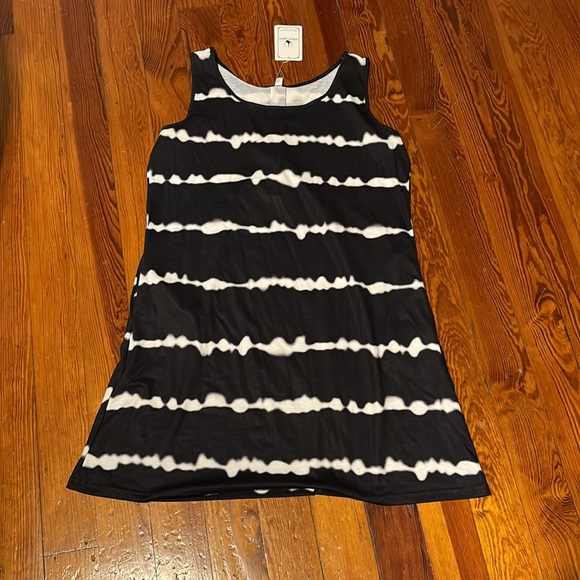 π Navy & Blue Tank Dress - Picture 1 of 7